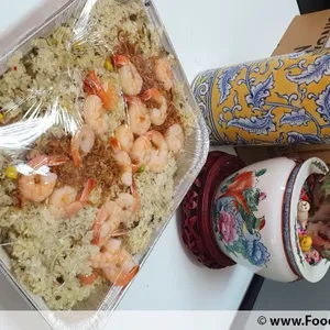 Black Seafood Olive Fried Rice