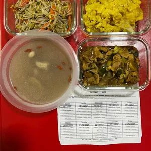 Dinner Tingkat (20 Days, 3 Dishes + Soup OR 4 Dishes)