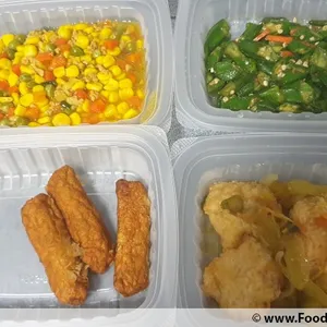 Lunch Tingkat (20 Days, 3 Dishes + Soup OR 4 Dishes)