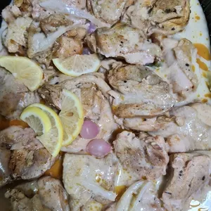 Oven Grilled Cajun Chicken in Piccata (Butter, Lemon, Capers) Style