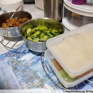 Tingkat - 3 Dishes + 1 soup/ 4 Dishes  (20 days)(Dinner)