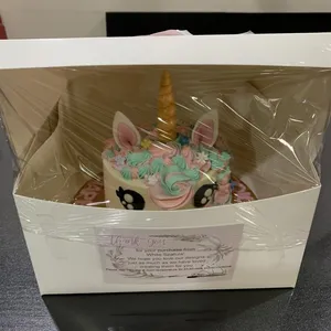Unicorn Buttercream Cake (Size: 6" (Classic Flavour) (For 6-8 Pax)) (Flavour: Fudgy Chocolate (most popular!)) (Add-on Desserts: None) (Add-on Balloons: None)