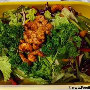 Grilled Prawn & Mango Salad with Crunchy Peppers