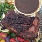 Roasted Beef Striploin with Char-Grilled Vegetables, Black Pepper Sauce (1.5kg approx.)  (Free Side 1: Signature Shepherd’s Pie (Beef) & Truffle Oil) (Free Side 2: Truffle Oil Mac & Two Cheese)