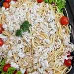 Pasta De Crab<br>
<i>Spagettie w. Crab Meat</i>
