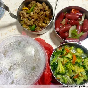 Dinner Tingkat (20 Days, 3 Dishes + Soup OR 4 Dishes)