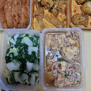 Tingkat - 3 Dishes + 1 soup/ 4 Dishes  (20 days)(Dinner)