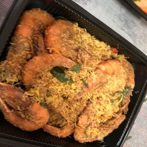 Oatmeal Honey Prawns | 麦片虾