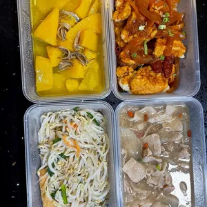 Tingkat - 3 Dishes + 1 soup/ 4 Dishes  (20 days)(Dinner)