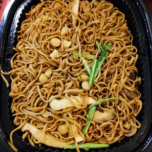 (CNY) Braised Ee Fu Noodle with Baby Scallop & Wild Mushrooms 扇贝野菇焖伊面