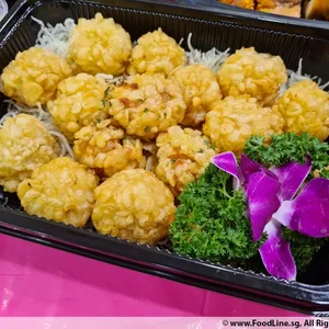 (CNY) Fruity Prawn Ball with Tartar Dip 香脆菠萝蜜虾球拼塔塔酱 2pc