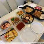 Prosperity Fortune Platter (Octopus, Breaded Scallop, Salad Prawn, Golden Chicken, Golden Money Bag)