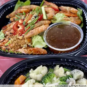 (CNY) Deep Fried Wild Prawns with Cantonese Black Bean Sauce
香脆酱烧白虾 2pc