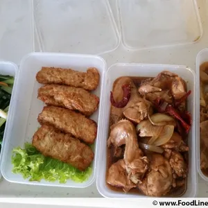 Tingkat - 3 Dishes + 1 soup/ 4 Dishes  (20 days)(Dinner)