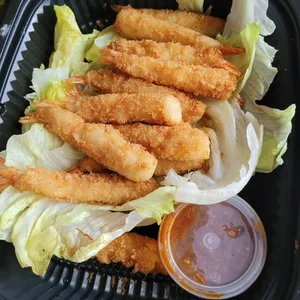Tempura Ebi Prawn with Mala Dip 麻辣黄金炸虾