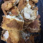 Golden Crispy Chicken w Nacho & Mayo Dip