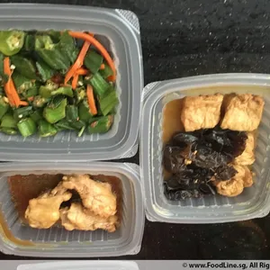Dinner Tingkat (20 Days, 3 Dishes + Soup OR 4 Dishes) (1 pax only)