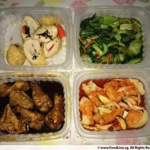 Lunch/Dinner Tingkat (5 Days, 3 Dishes + Soup OR 4 Dishes)