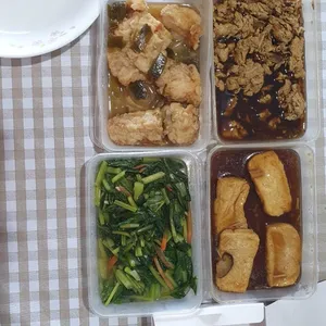 Jessie Catering Tingkat Meal - 4 dishes + 1 soup (10 days)
