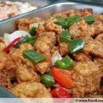 Fish Fillet w/BBQ Sauce 烧烤鱼片