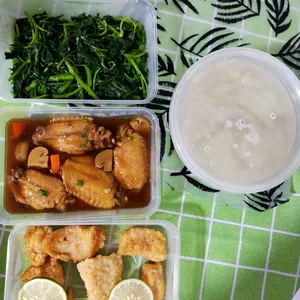 Tingkat - 3 Dishes + 1 soup/ 4 Dishes  (20 days)(Dinner)