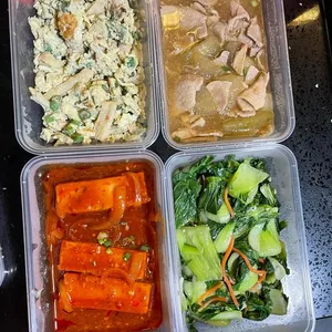 Tingkat - 3 Dishes + 1 soup/ 4 Dishes  (20 days)(Dinner)