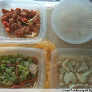 Lunch Tingkat (20 Days, 3 Dishes + Soup OR 4 Dishes)