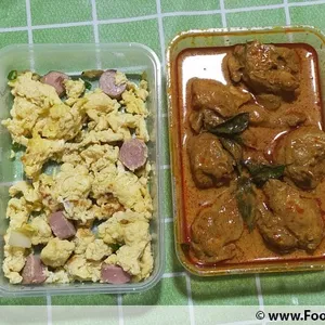 Tingkat - 3 Dishes + 1 soup/ 4 Dishes  (20 days)(Dinner)