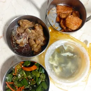 Dinner Tingkat (20 Days, 3 Dishes + Soup OR 4 Dishes)