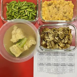 Dinner Tingkat (20 Days, 3 Dishes + Soup OR 4 Dishes)