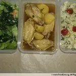 Tingkat - 3 Dishes + 1 soup/ 4 Dishes (20 days)(Lunch)