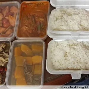 Tingkat - 3 Dishes + 1 soup/ 4 Dishes  (20 days)(Lunch)