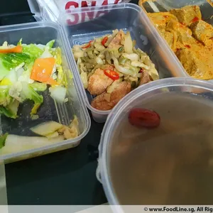 Tingkat - 3 Dishes + 1 soup/ 4 Dishes  (20 days)(Dinner)
