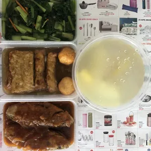 Jessie Catering Tingkat Meal - 3 dishes + 1 soup/ 4 dishes (10 days) - Promotion!