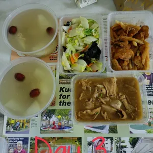 Trial Tingkat - 3 Dishes + 1 soup/ 4 Dishes (5 days)(Dinner)