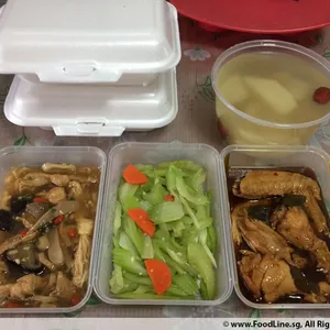 Trial Tingkat - 3 Dishes + 1 soup/ 4 Dishes (5 days)(Dinner)