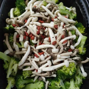 Braised Green Vegetable with Mixed Mushroom 什菇扒时蔬