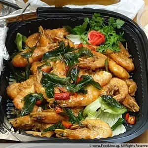 奶皇虾碌                         Baked Cream Prawn