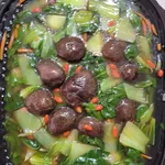 Xiao Bai Chye with Shiitake Mushrooms