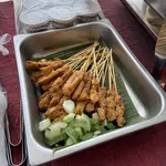 Chicken Satay w Peanut Sauce鸡肉沙爹