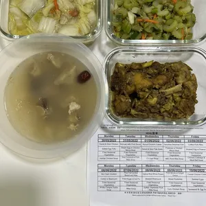 Dinner Tingkat (20 Days, 3 Dishes + Soup OR 4 Dishes)
