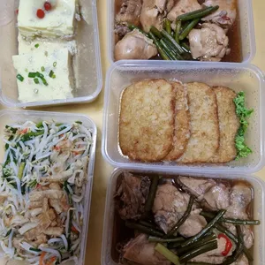 Tingkat - 3 Dishes + 1 soup/ 4 Dishes  (20 days)(Dinner)