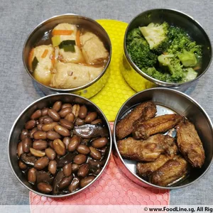Dinner Tingkat (20 Days, 3 Dishes + Soup OR 4 Dishes)
