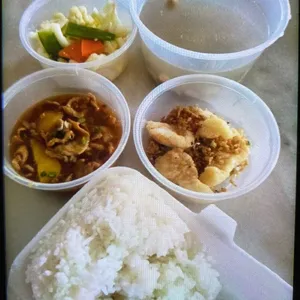 Trial Tingkat - 3 Dishes + 1 soup/ 4 Dishes (5 days)(Lunch)
