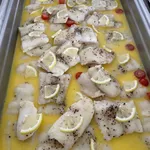 Oven Baked Dory in Lemon Dill Sauce