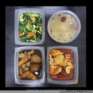Jessie Catering Tingkat Meal - 3 dishes + 1 soup/ 4 dishes (10 days) - Promotion!