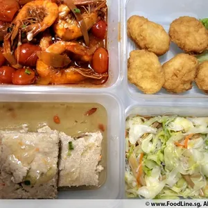Trial Tingkat - 3 Dishes + 1 soup/ 4 Dishes (5 days)(Dinner)