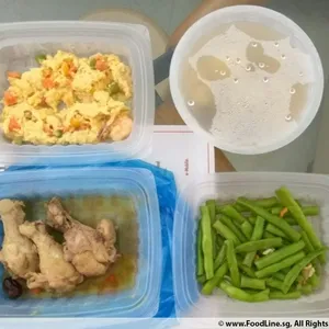Lunch Tingkat (20 Day, 3 Dishes + Soup OR 4 Dishes)