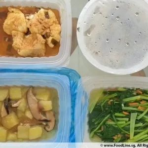 Lunch Tingkat (20 Day, 3 Dishes + Soup OR 4 Dishes)