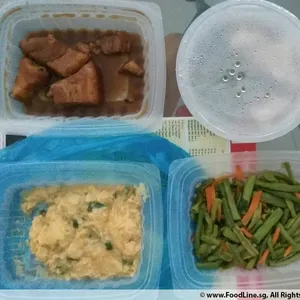 Lunch Tingkat (20 Day, 3 Dishes + Soup OR 4 Dishes)